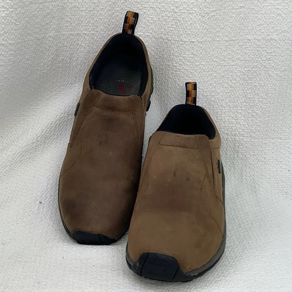 Merrell Jungle Moc Nubuck Waterproof Mules/Slip-on Shoes J52927 Men's 10
